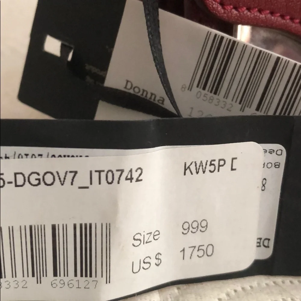 Red Versace Medusa NWT